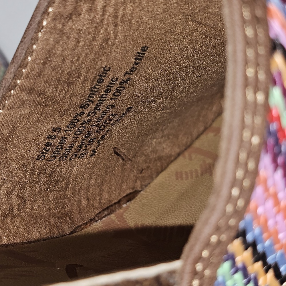 Blowfish Malibu HULA Multi Color Slip‎ On Sandals  ~  Size 8.5 NWOT-BOX - Picture 6 of 6